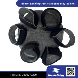 Bộ ron & miếng trùm mâm quay máy lau 6 bi