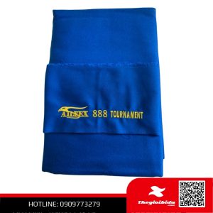 Bộ vải bàn bida lỗ Aileex nhập Đài Loan xanh dương