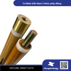 Cơ Bida Việt Nam 2 khúc phíp đồng