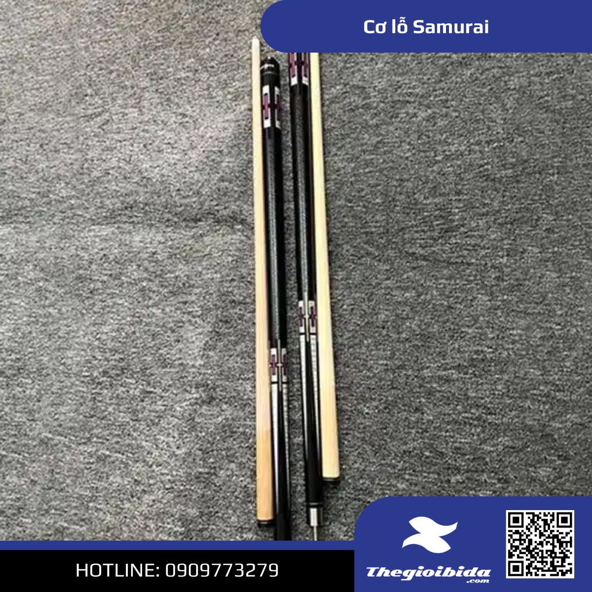 Cơ bida lỗ Samurai