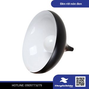 Đèn rời nón đen