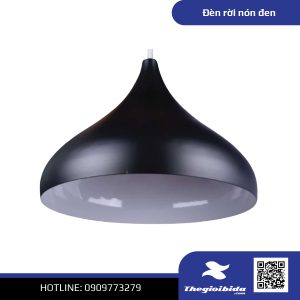 Đèn rời nón đen