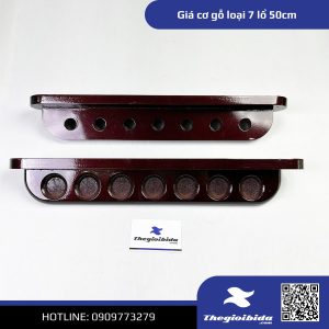 Thumbnail bida Giá cơ gỗ loại 7 lổ 50cm