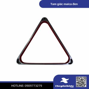 Tam giác xếp bi bida maica đen