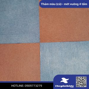 Thảm màu lót sàn phòng bida