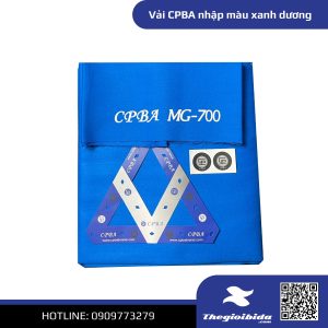 Vải bida CPBA nhập màu xanh dương