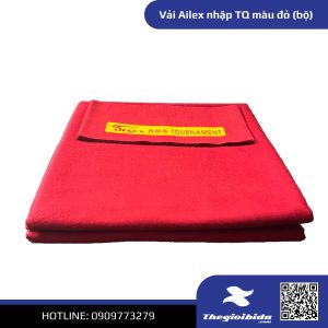 Vải bàn Bida Andy Nhập Trung Quốc màu đỏ mua bán