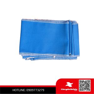 Vải băng vắt sổ màu xanh dương nhạt
