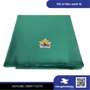 Vải xi Hàn xanh lá