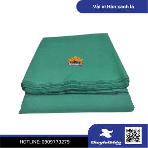 Vải xi Hàn xanh lá