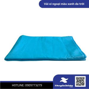 Vải xi ngoại màu xanh da trời