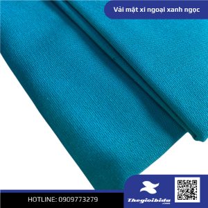 Vải mặt xi ngoại xanh ngọc