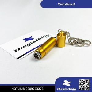 Xăm đầu cơ bida có móc khóa