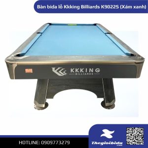 Bàn bida lỗ Kkking Billiards K9022S (Xám xanh).jpg