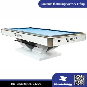 Bàn bida lỗ Kkking Victory Trắng