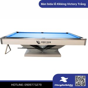Bàn bida lỗ Kkking Victory Trắng (2)