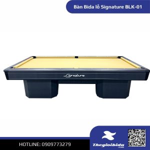 Bàn Bida lỗ Signature BLK-01