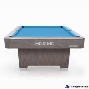Mặt trước Bàn Bida Mr Sung RASSON HERO (Màu xám)