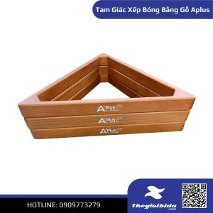 Mua tam giác xếp bi bida Aplus gỗ sồi