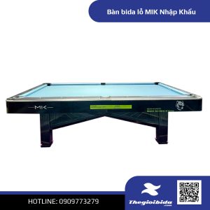 Bàn bida lỗ MIK Nhập Khẩu - Bộ Góc Viền Kim Loại