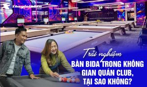 Trải nghiệm bàn bida trong không gian quán club, tại sao không?
